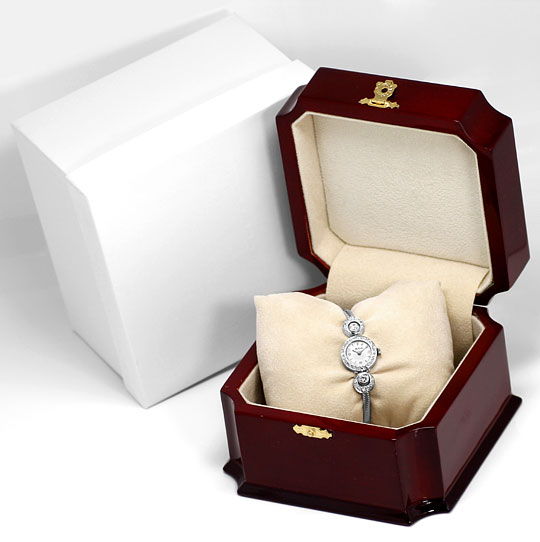 Foto 5 - Herva Diamant Damen-Armbanduhr mit 0,97ct 14K Weißgold, U2381